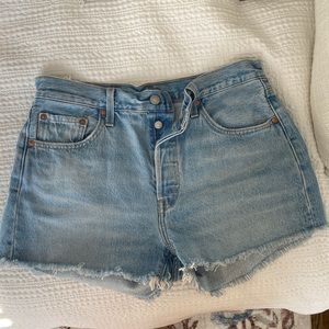 Levi 501 denim shorts